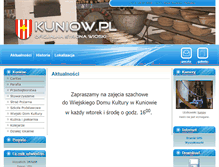 Tablet Screenshot of kuniow.pl